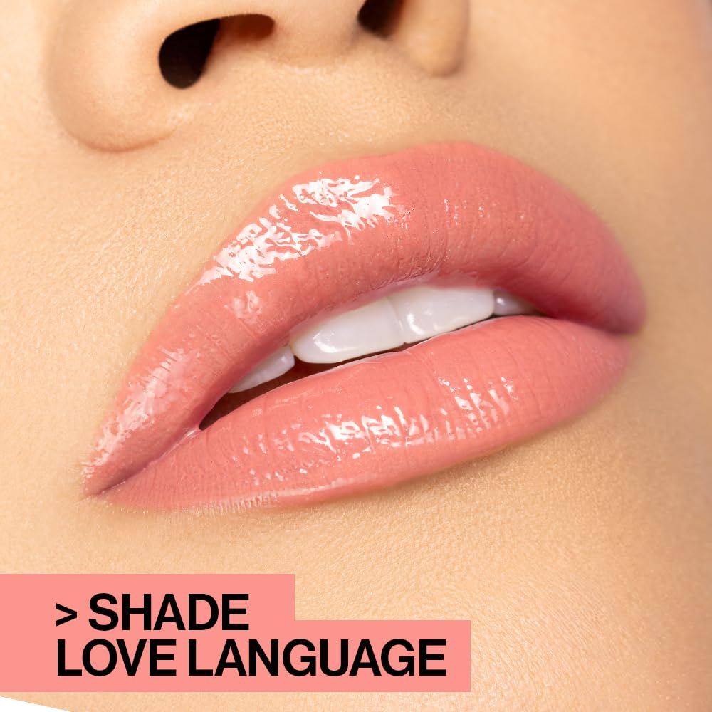 wet n wild MegaSlicks Lip Gloss, Ultra-Glossy, Vitamin-E Enriched, Ultra-Gloss High Shine Moisturizing, Cruelty-Free & Vegan - Bronze Berry