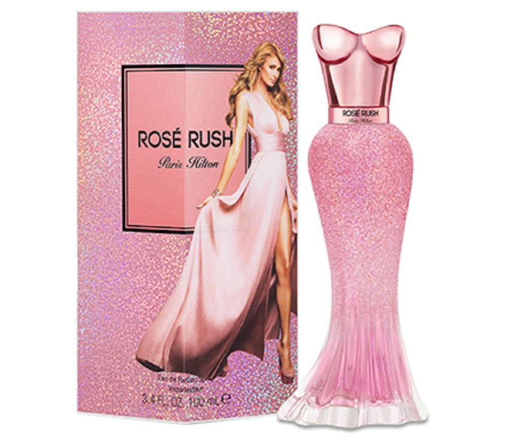 Paris Hilton Rose Rush Eau de Parfum Spray Perfume for Women | Floral and Fruity Fragrance | Notes of Papaya, Peony, Cedar, and White Musk | Feminine | Long-Lasting Scent | 3.4 Fl Oz