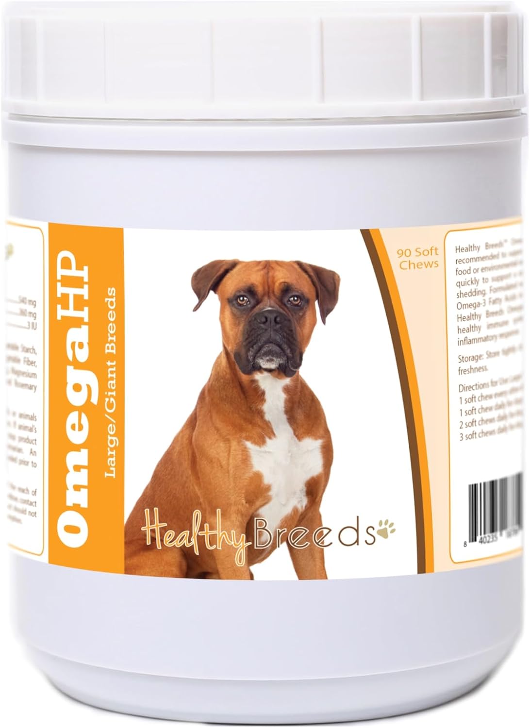 Healthy Breeds Siberian Husky Omega HP Fatty Acid Skin and Coat Support Soft Chews 60 Count