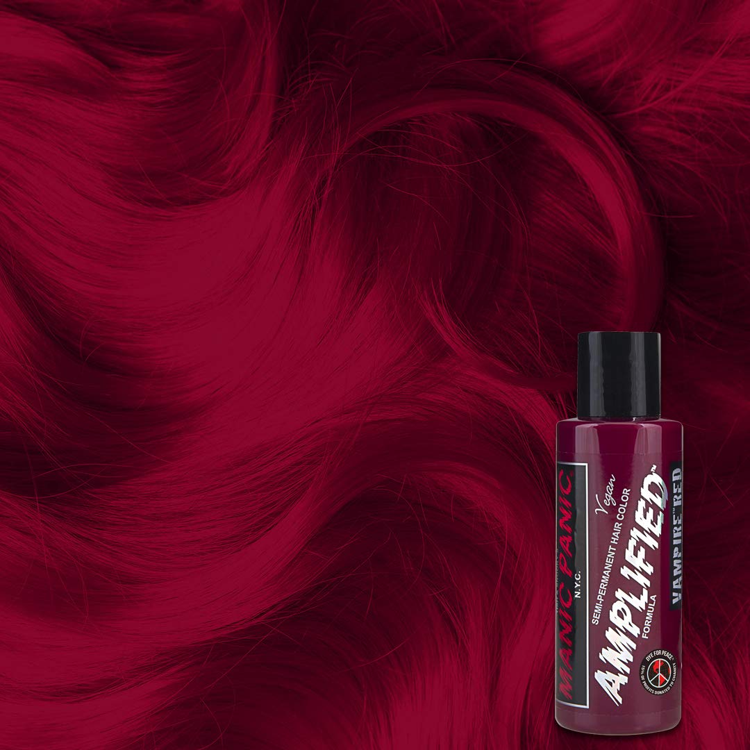 MANIC PANIC Cotton Candy Pink Hair Color - Amplified - Semi Permanent Hair Dye - Bright Pink Cool Toned Color - Glows in Blacklight - Vegan, PPD & Ammonia-Free - For Coloring Hair on Women & Men