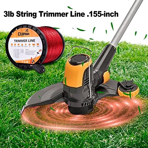 Cluparis 3-Pound String Trimmer Line .095-inch