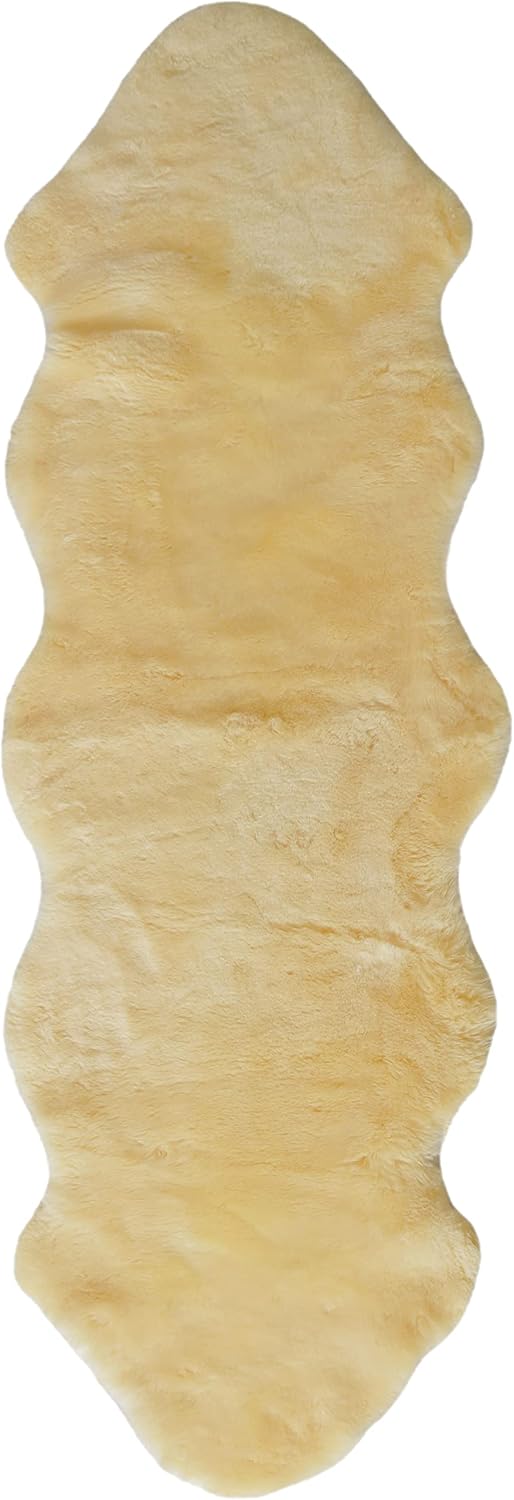 Natural Medical Sheepskin Pad, Non-Slip Back, Natural, 17 x 17 in, 1 Pack