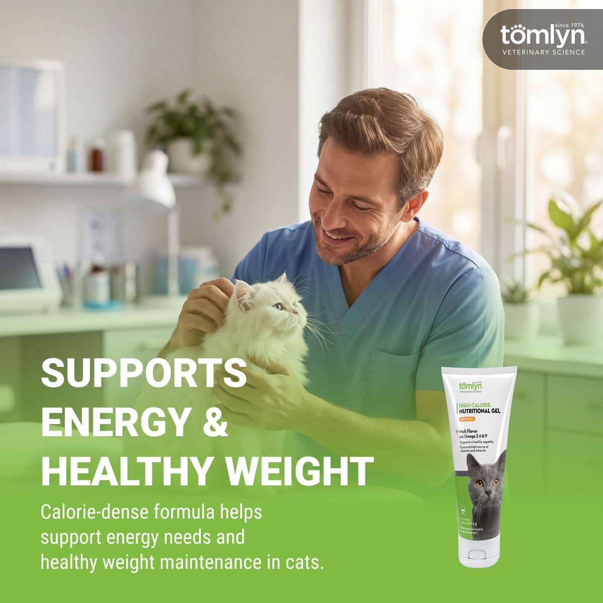 Tomlyn High Calorie Nutritional Gel for Cats, (Nutri-Cal) 4.25 oz