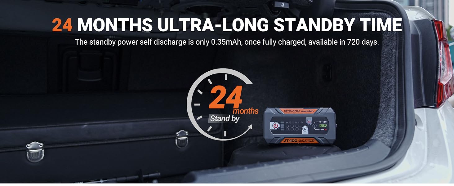 O-JT400 jump starter and battery tester