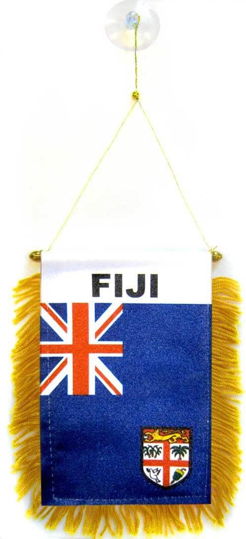 AZ FLAG Nicaragua Pennant 4x6 in 100D Polyester Suction Cup | Outdoor use Nicaraguan 15x10 cm triangular pennant stitched edges and reinforced finish