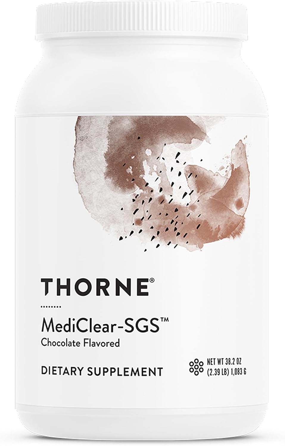 THORNE - MediClear-SGS - Rice & Pea Protein Powder Supplement with Antioxidants & a Complete Multi-Vitamin & Mineral Profile - Daily Detox Support* - Chocolate - Third-Party Certified - 21 Servings