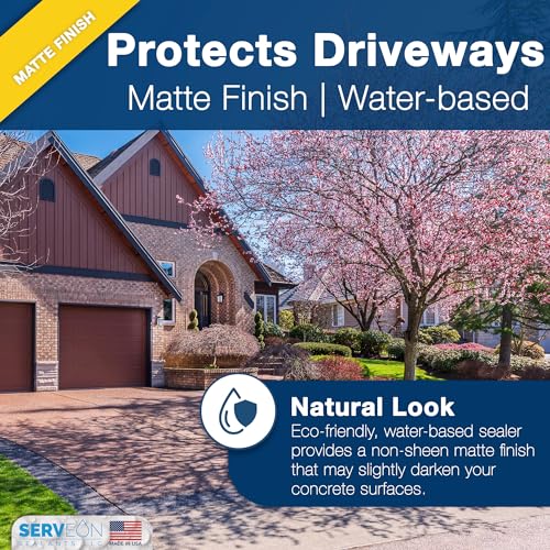 Concrete Driveway Sealer Plus Stain Guard (Matte Finish) 1 Gal