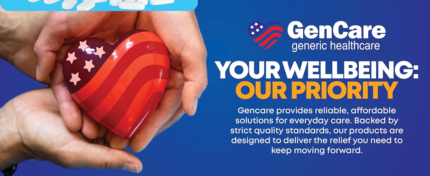 GenCare Mucus Relief Expectorant Guaifenesin 400mg affordable solutions everyday, quality standards