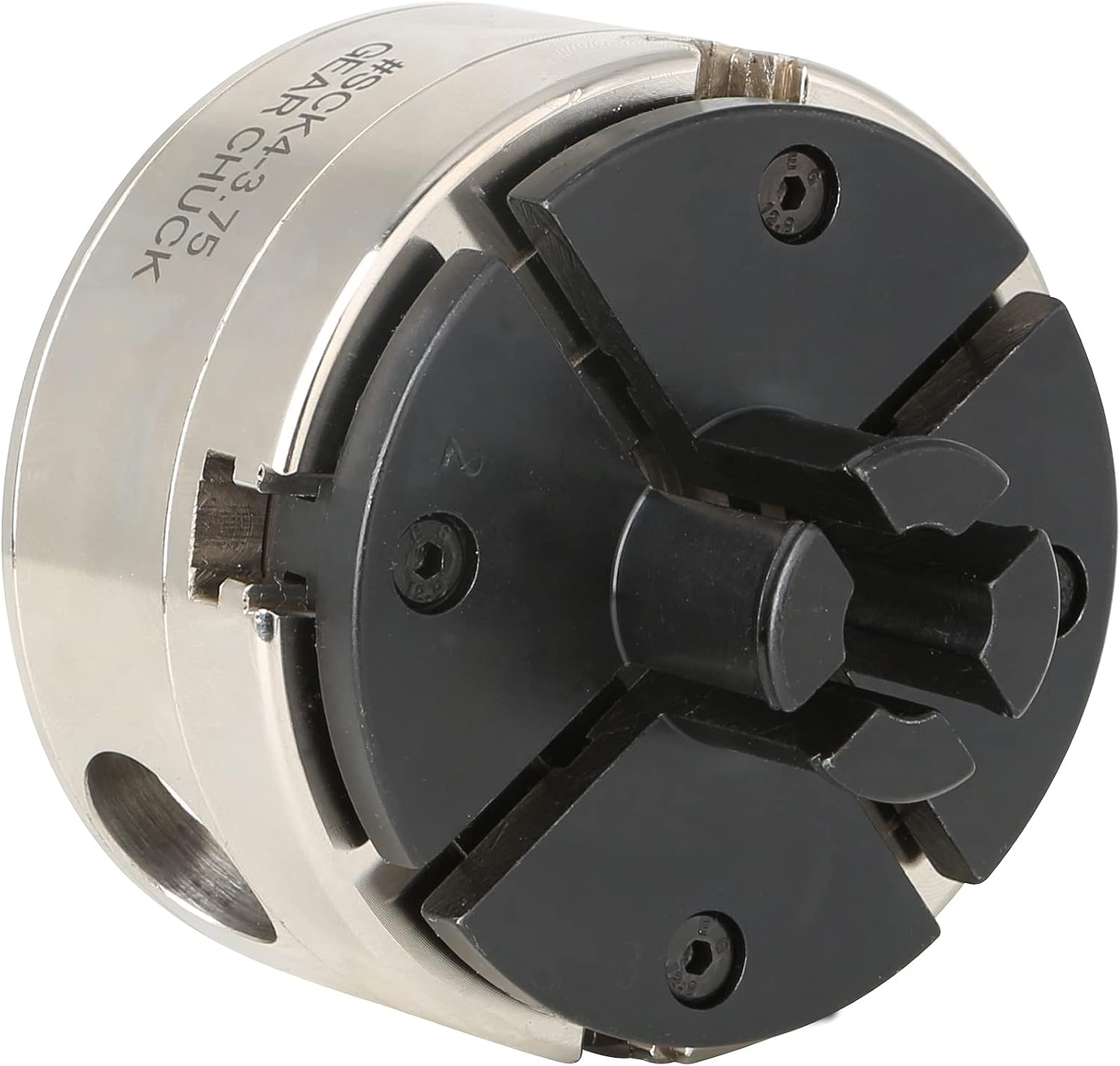 4INCH 4-Jaw Self-Centering Wood Lathe Chuck, 2" Round Jaw Mounted, 1"x8TPI thread & 3/4"x16TPI Adapter, T Allen Wrench, Screw Chuck, SCR4-4