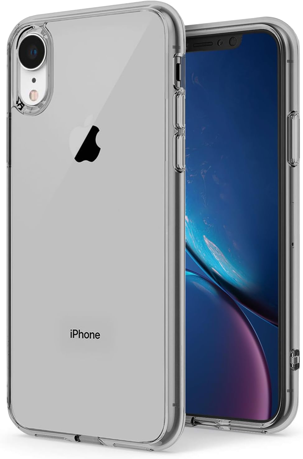 TENOC Phone Case Compatible with iPhone SE (2nd 2020 and 3rd 2022 Generation) & iPhone 7 & iPhone 8, Clear Case Shockproof Protective Bumper Slim Cover for 4.7 Inch