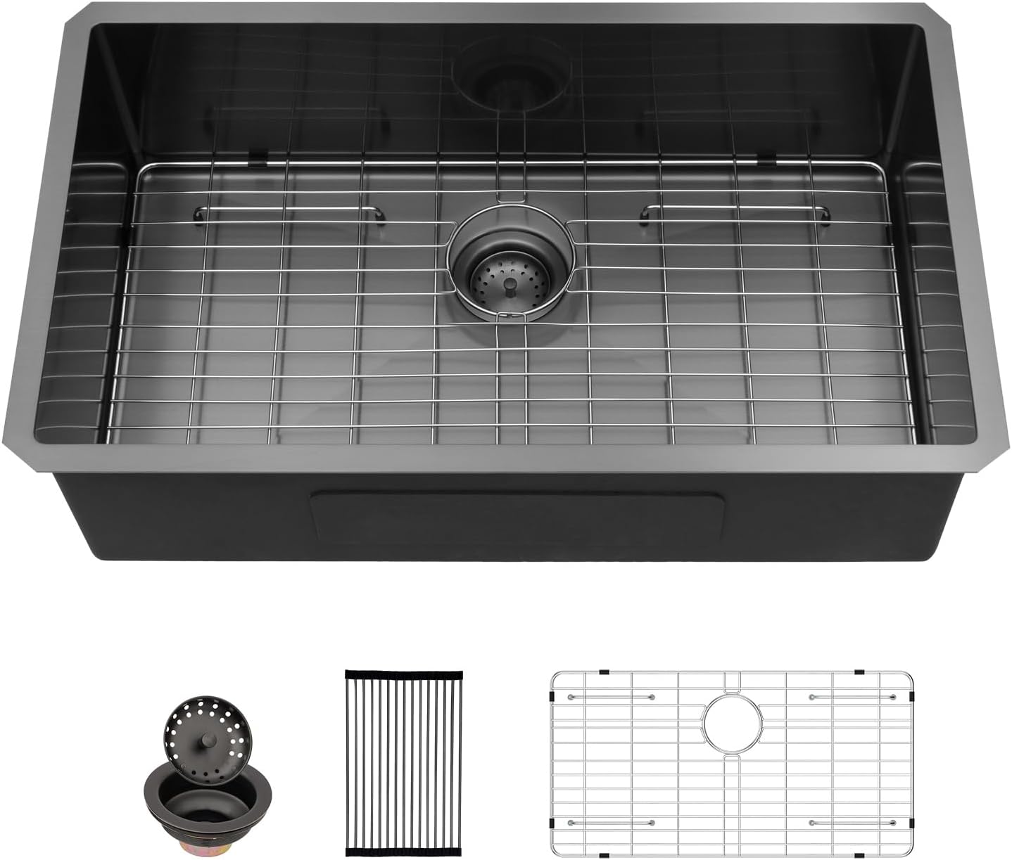 Sarlai 21 Inch Undermount Laundry Sink 21x18x12 Inch Undermount Laundry Utility Sink Deep Single Bowl 16 Gauge Stainless Steel Laundry Tub Sinks