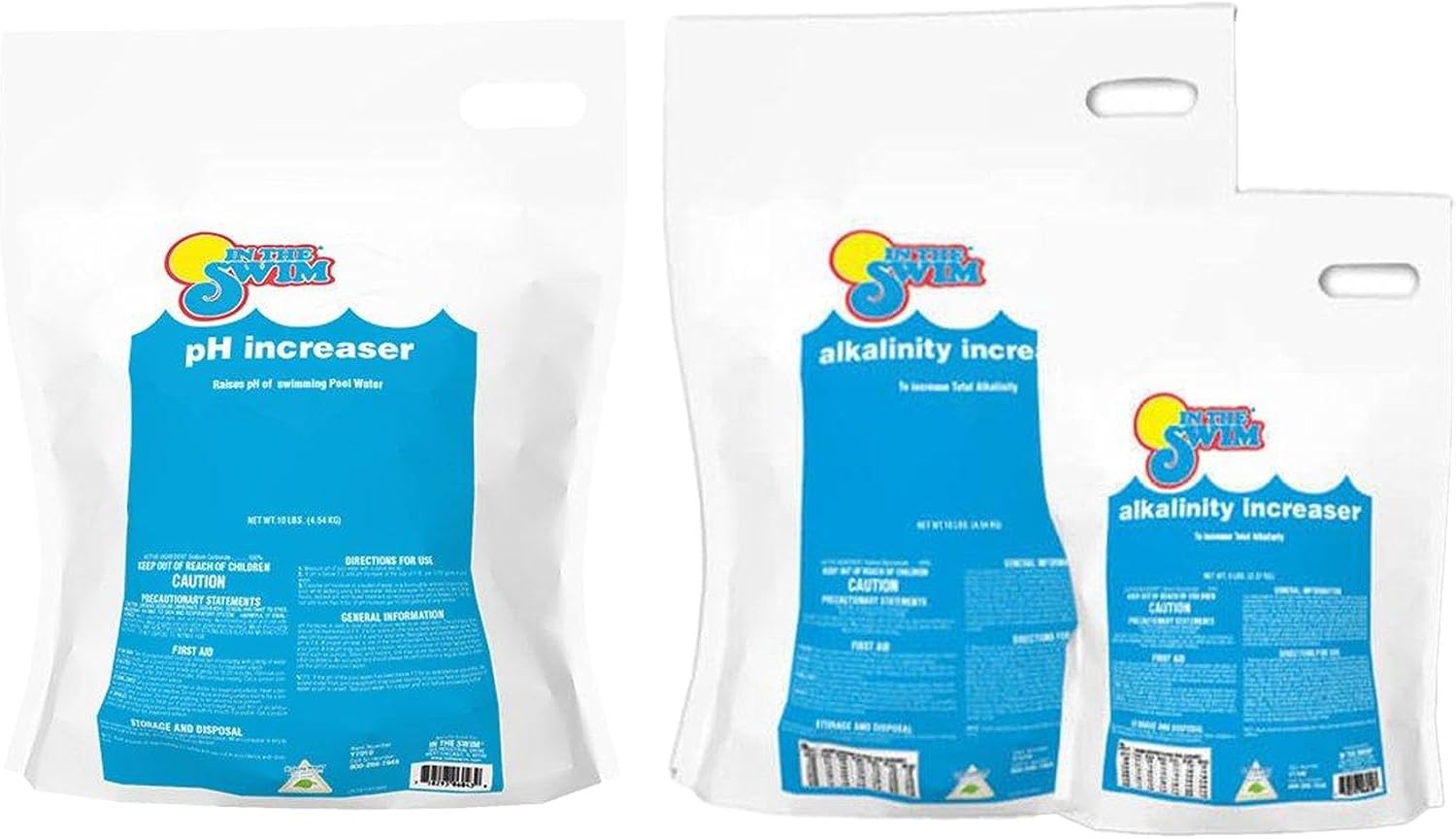 In The Swim pH Increaser for Pools - 5 Pounds | Granular 100% Sodium Carbonate (Soda Ash) to Raise pH Up