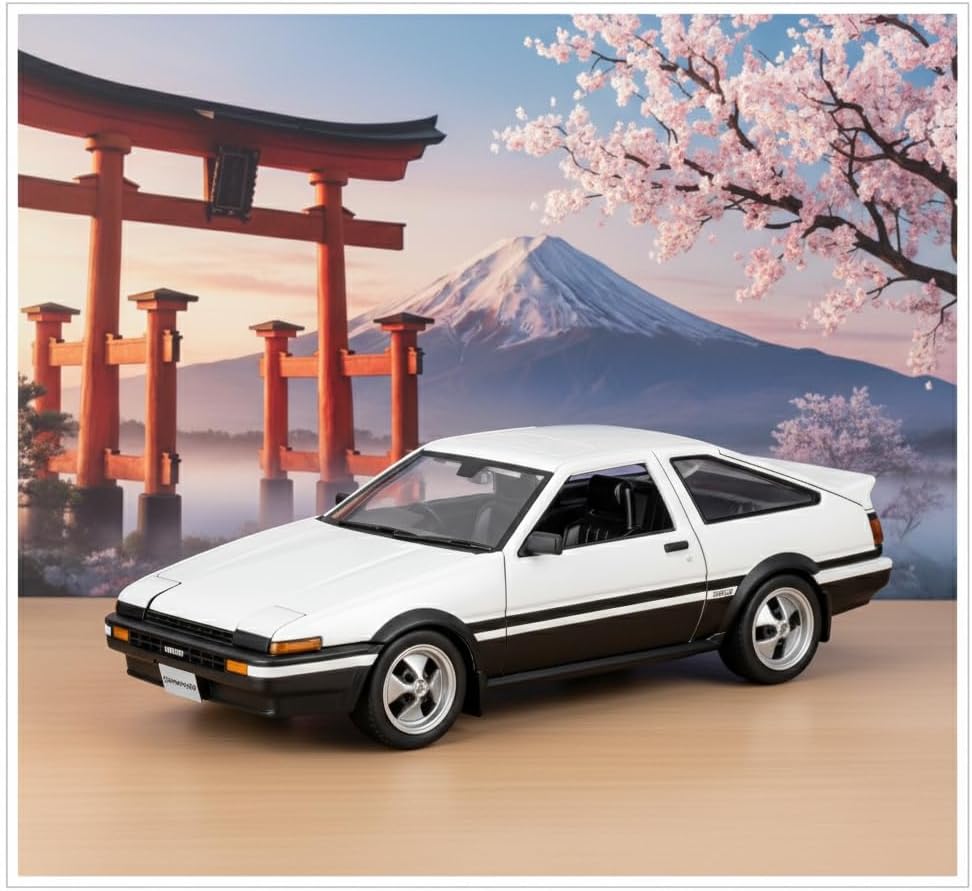 Maisto 1:24 SE Toyota Sprinter Trueno AE86, Matte Black