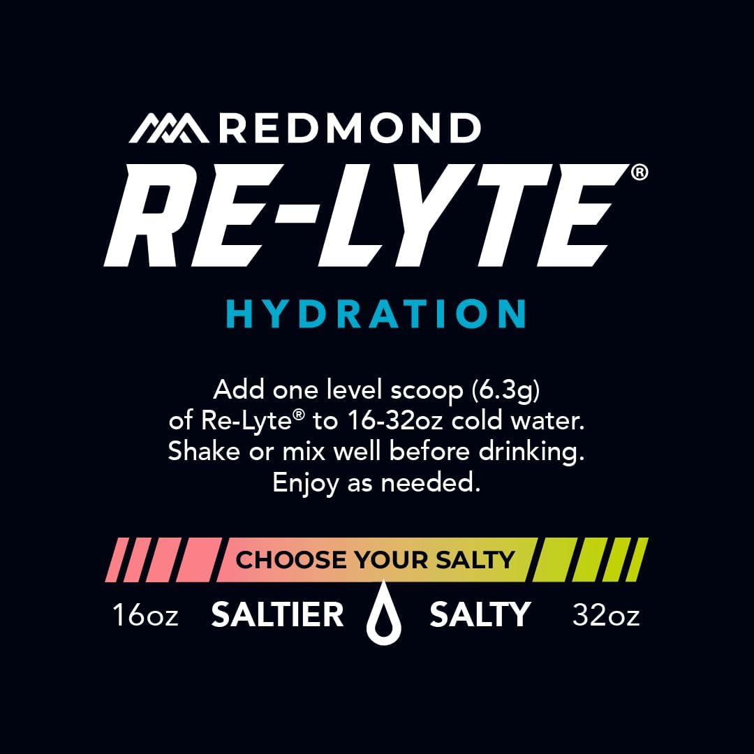 REDMOND Re-Lyte Sugar Free Electrolyte Powder Drink Mix (Mixed Berry)
