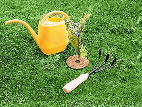 Envelor 20 pcs Coconut Fibers Mulch Ring 4 Inches Tree Protector Mat Coconut Mulch Cover Natural Coconut Fiber Weed Control Rings, Tree Ring Plant Cover for Indoor Outdoor Plants, Pot, Landscaping