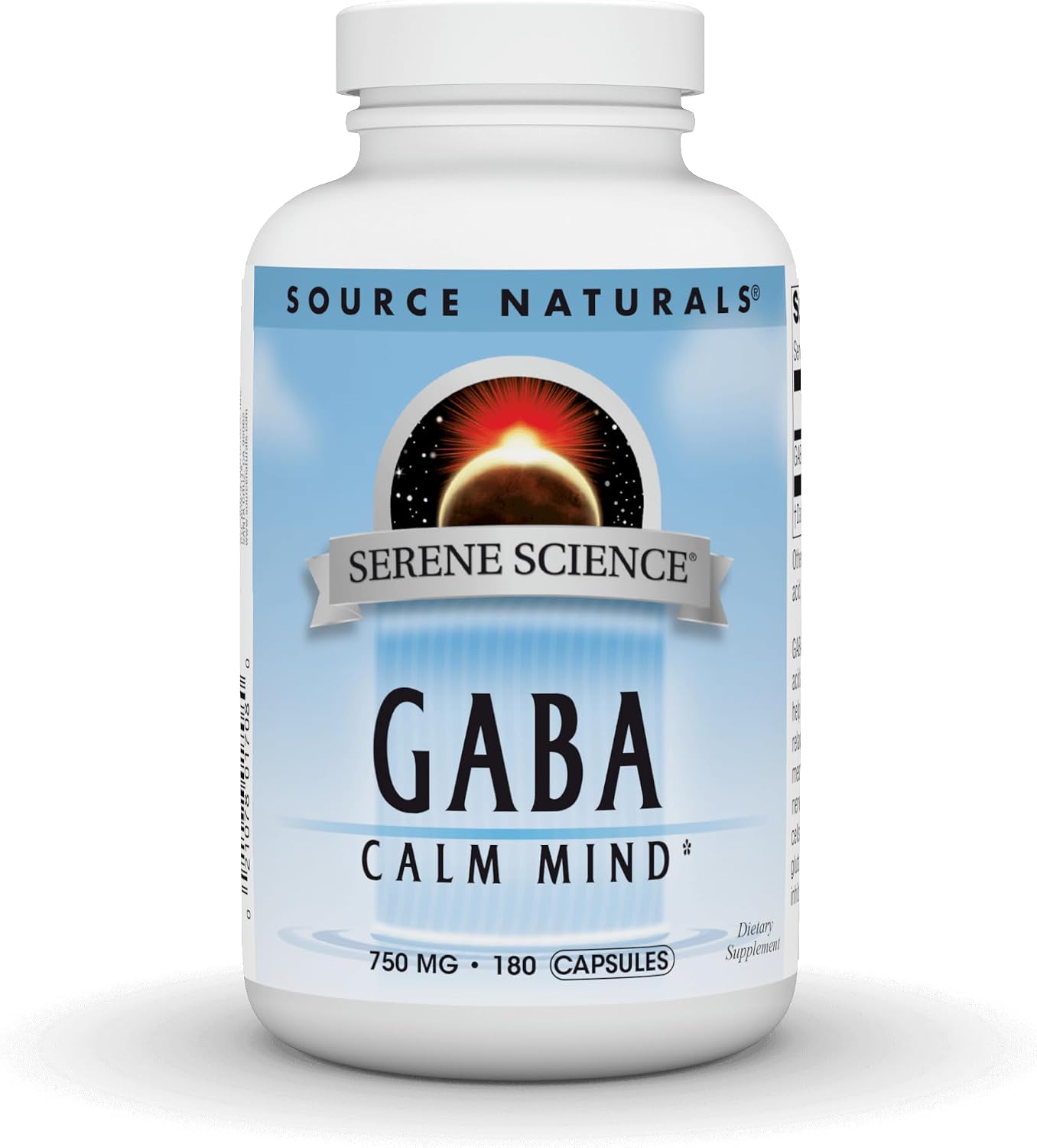 Source Naturals Serene Science GABA, for a Calm Mind, 750mg - 45 Capsules