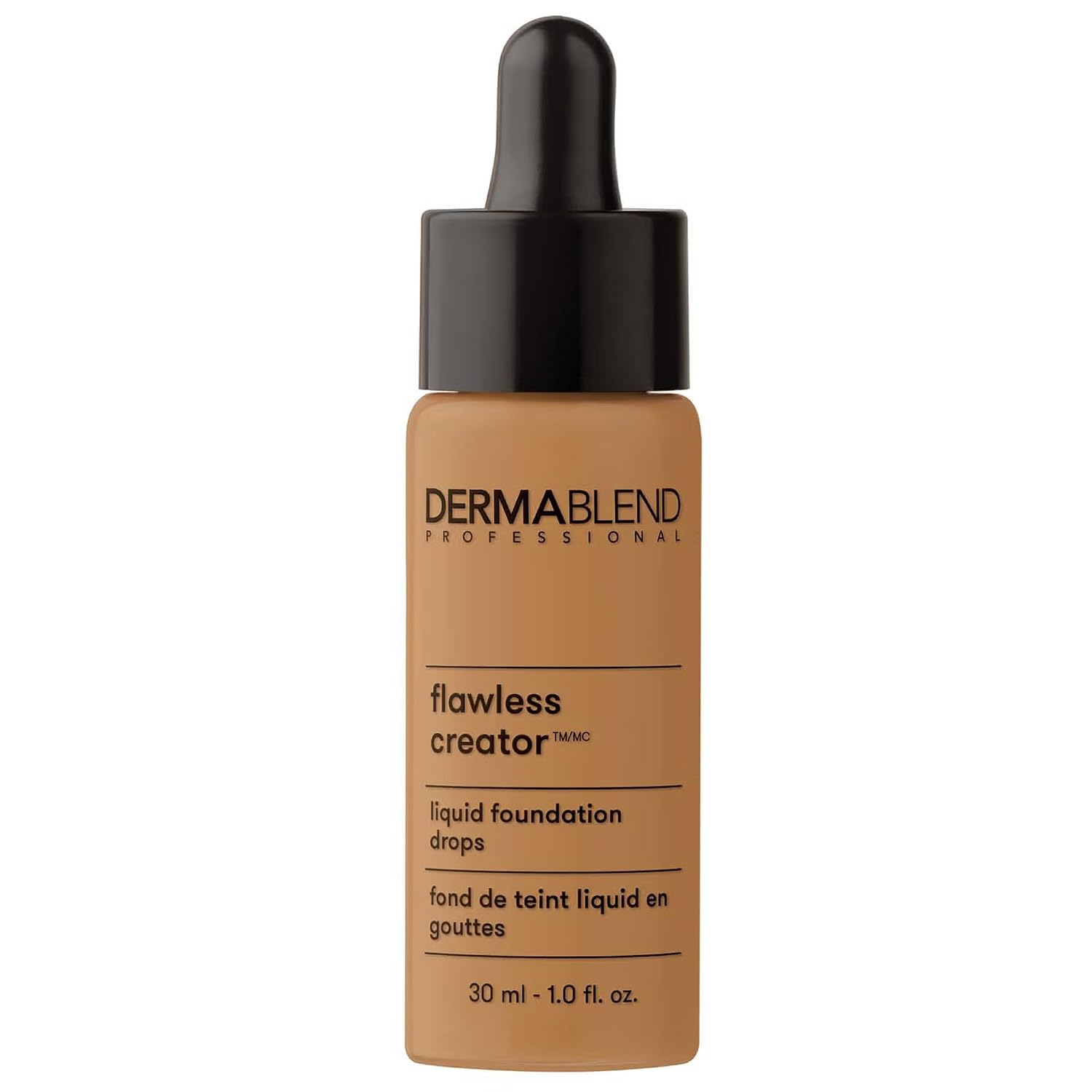 Dermablend Flawless Creator Multi-Use Liquid Foundation Makeup, Full Coverage Lightweight Buildable Foundation, Natural Finish, 1 Fl oz.