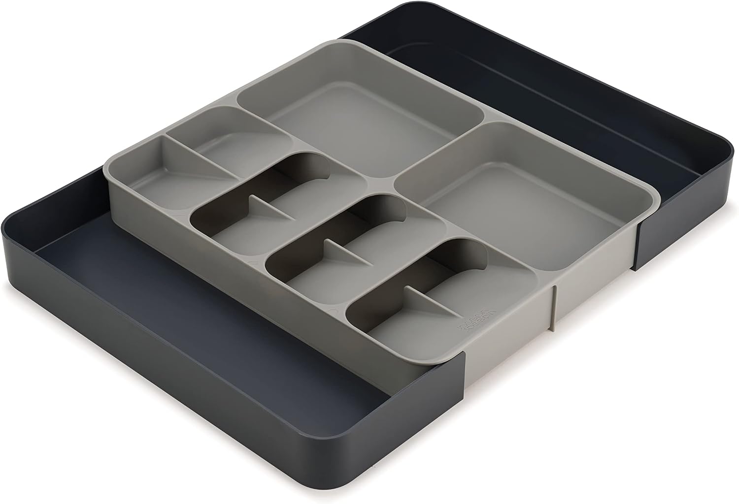 Joseph Joseph DrawerStore Knife Organizer, holds up to 9 knives, Kitchen Organization & Drawer Storage – Compact, Gray