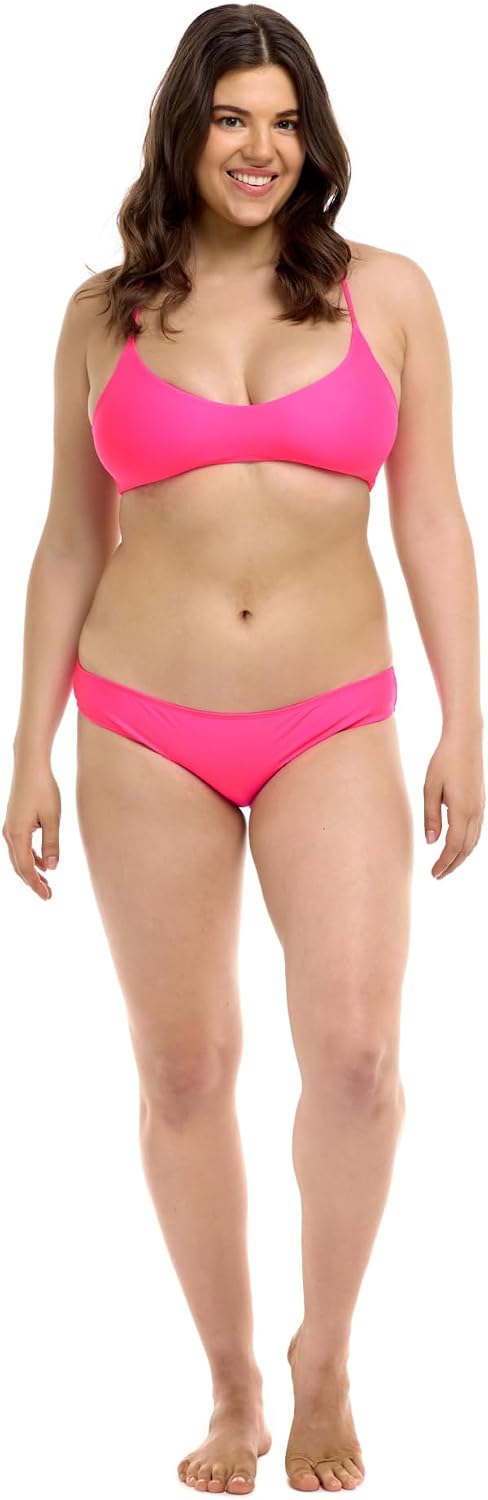 Body Glove Standard Smoothies Alani Solid Strappy Back Bikini Top for Women