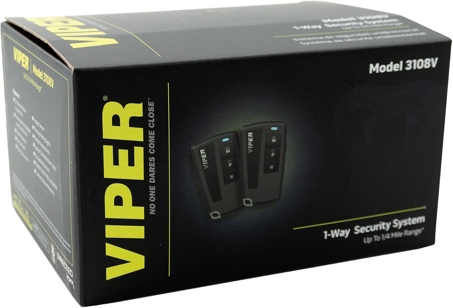 VIPER 3108V 1-Way Security System with Up to 1/4 Mile Range