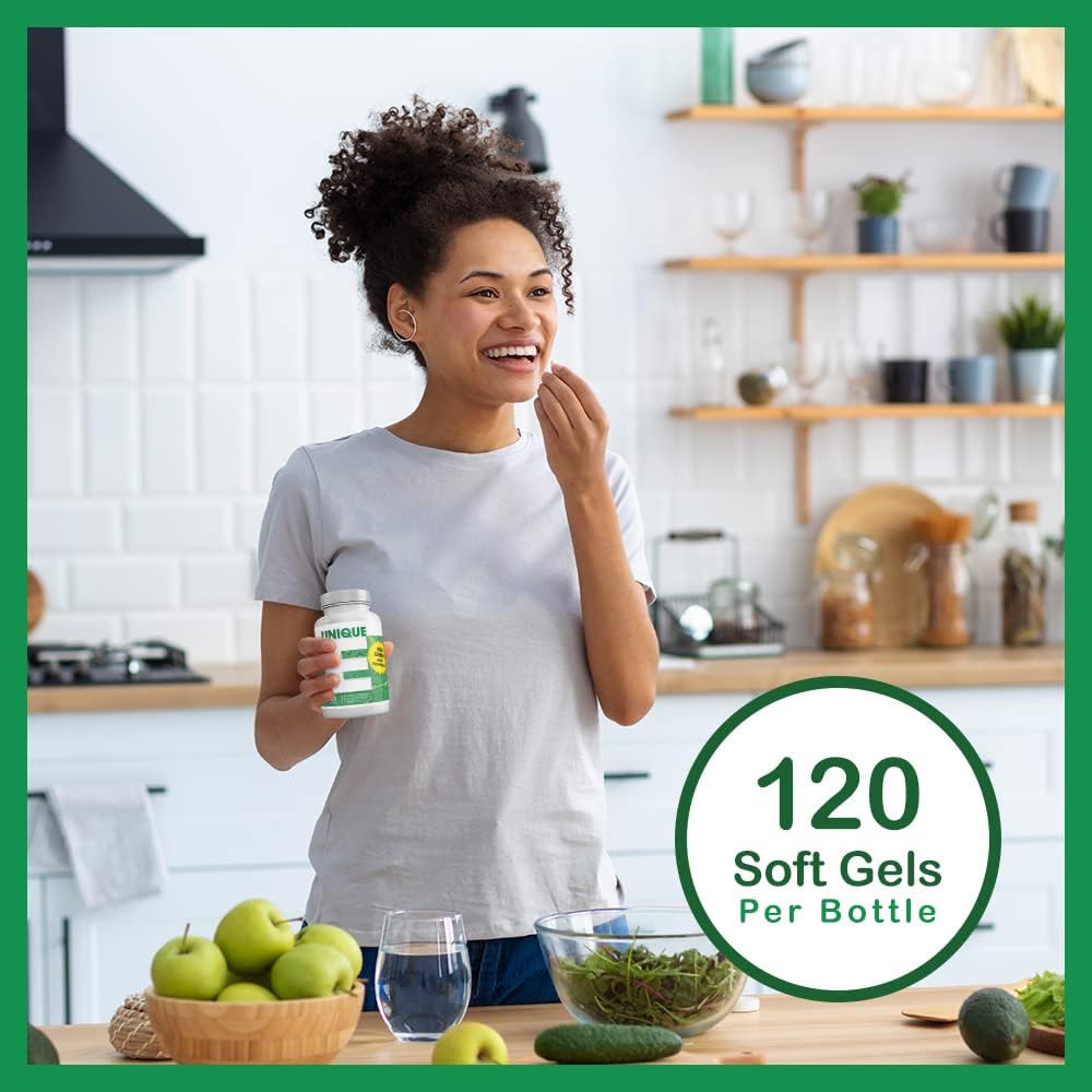 UNIQUE E A.C. Grace Company Mixed Tocopherols 120 Soft Gels, Supports Healthy Brain Function, General Health, and Aging Support