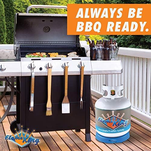 Flame King Smart Wireless Propane Tank Scale - Bluetooth Gas Gauge with App Connectivity for BBQ and Grills Monitors Multiple Propane Cylinders