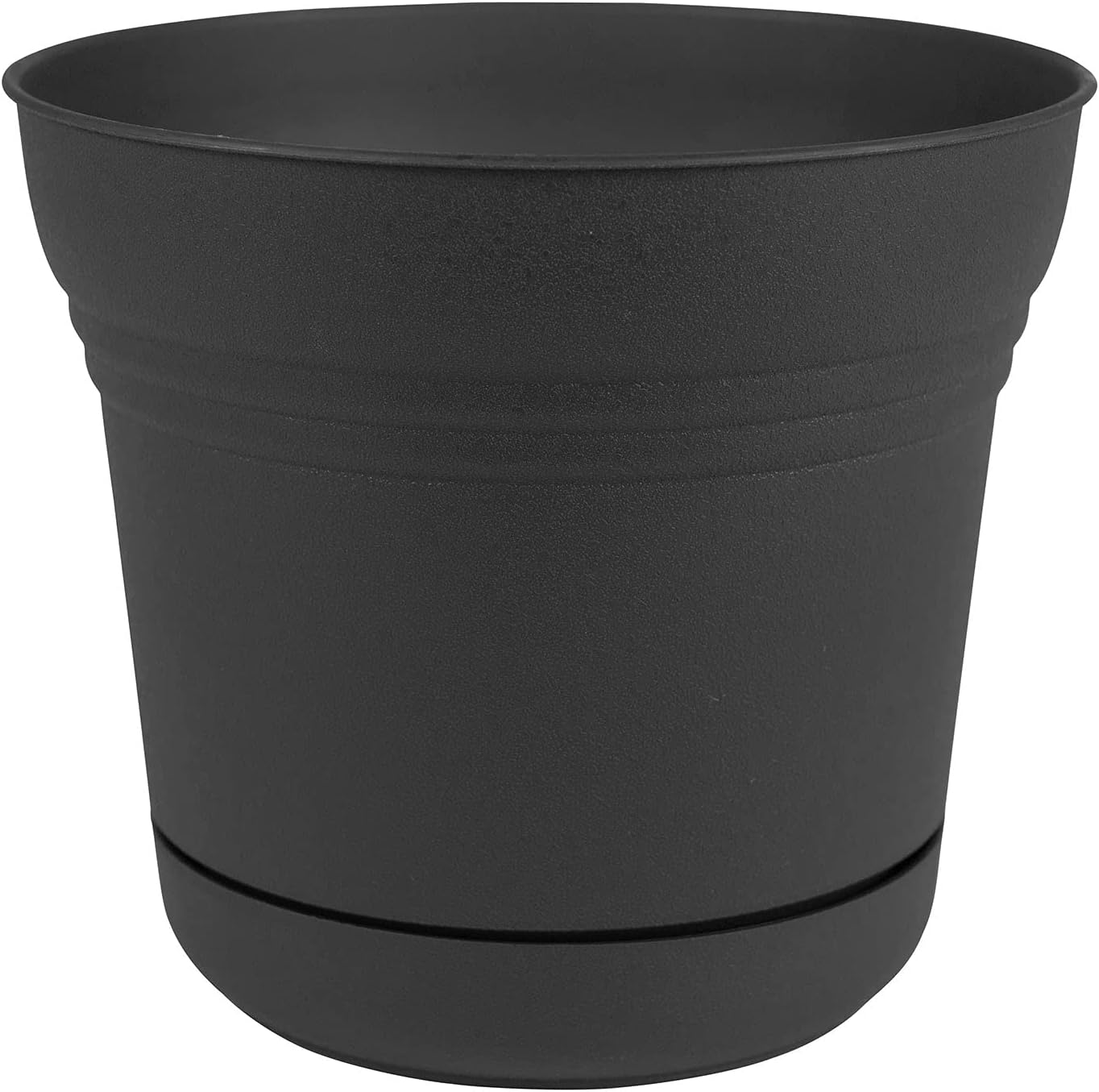 Bloem Saturn Planter with Saucer, 10", Calypso (SP1027)