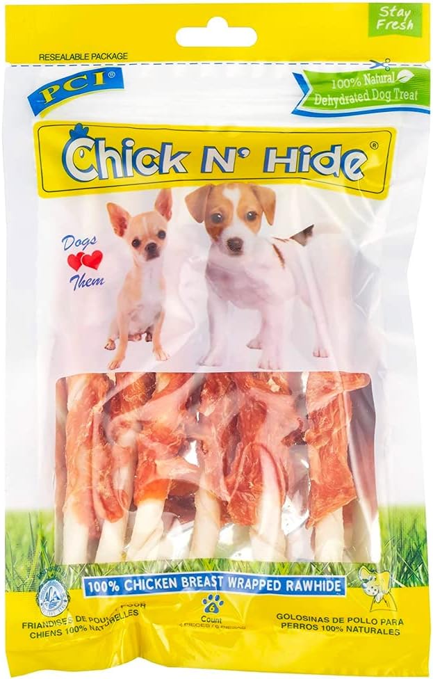 Pet Center Chick n Hide Dog Treats, 10-Pack