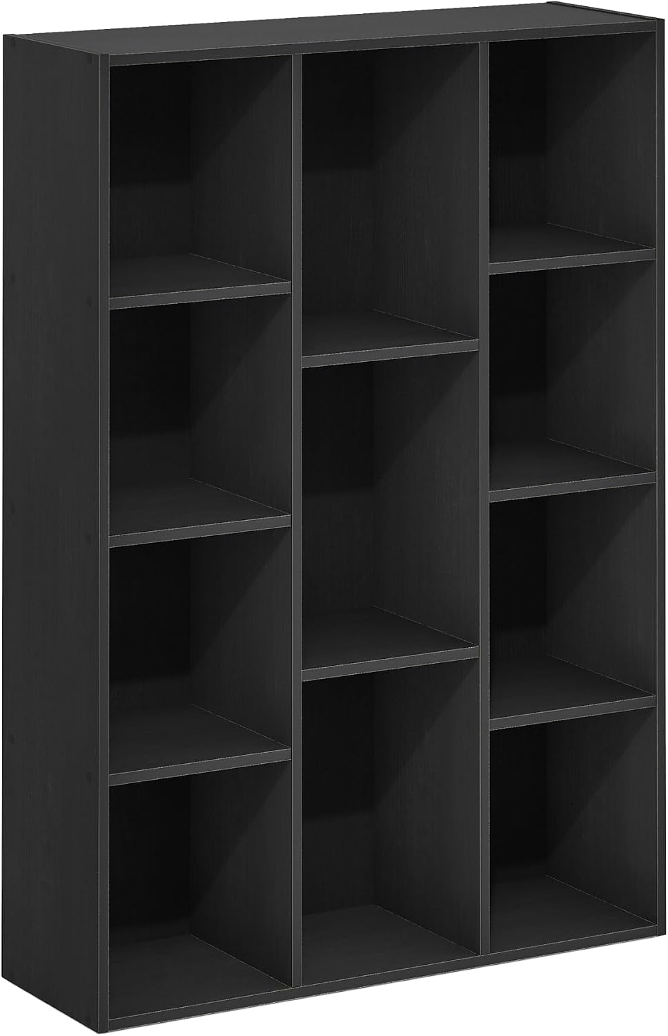 Furinno LUDER Book Shelf, 5-Cube Bookshelf, Easy Assembly Bookcase with Open Shelves, 9.4 x 19.7 x 31.5, for Living Room, Bedroom, Home Office, Darkwood