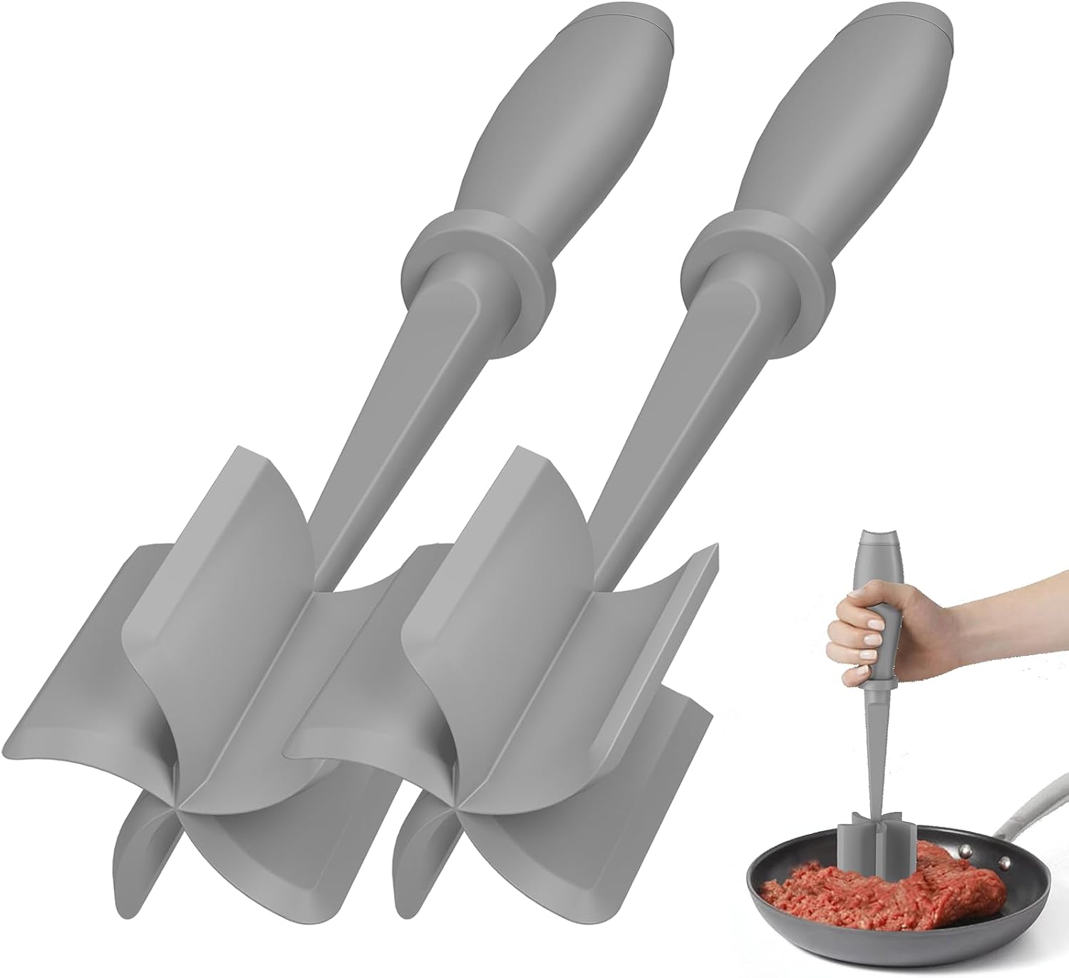 PGYARD Meat Chopper Hamburger Grinder, Kitchen Smasher for Ground Beef
