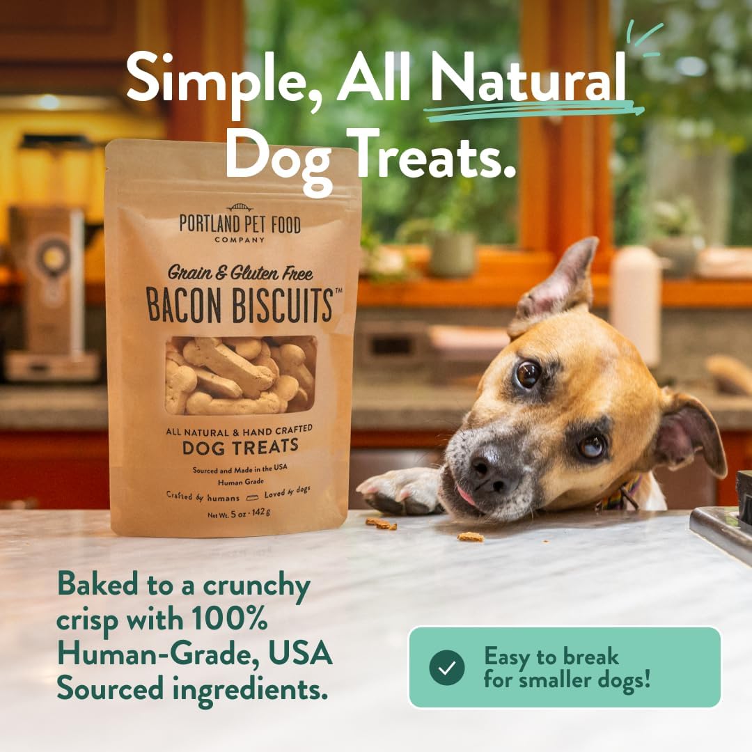 Portland Pet Food Dog Treats Variety, Healthy, Grain-Free Biscuits, 3 Pack