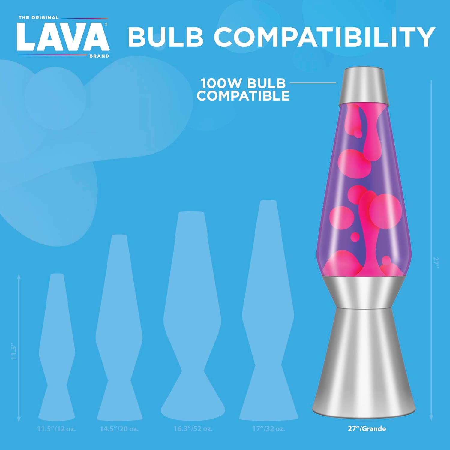 Lava the Original 501012 Lava Lamp 100-Watt Replacement Bulb