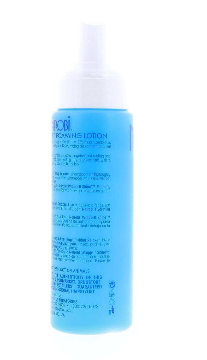 Nairobi Wrapp-It Shine Foaming Lotion, 8 Ounce