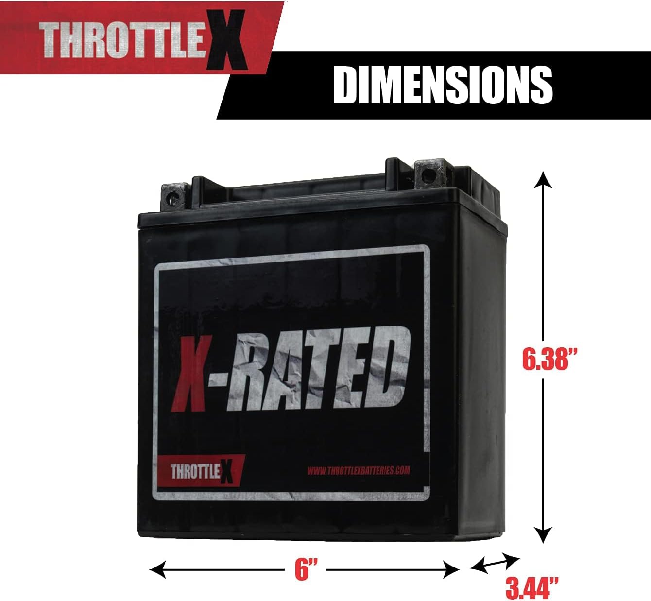 ADX20CH-BS - AGM Replacement Power Sport Battery