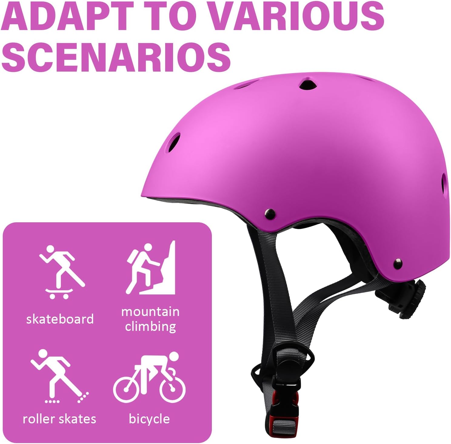 Kids Toddler Bike Helmet,2 Sizes for Youth Child Boys Girls
