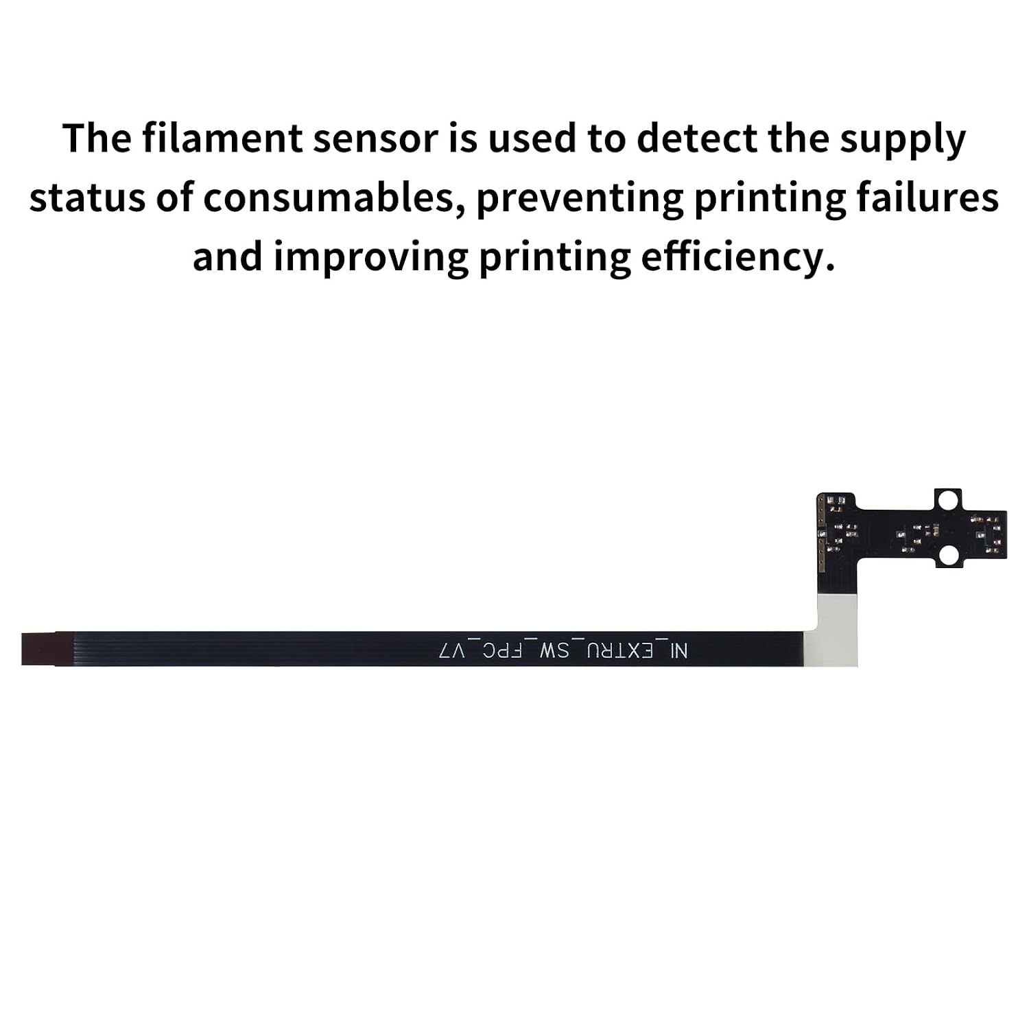 3D Printer Accessories A1/ A1 Mini Feed Hall Board: Filament Sensor Replacement with Ribbon FPC Cable for Detecting Supply Status of Consumables in