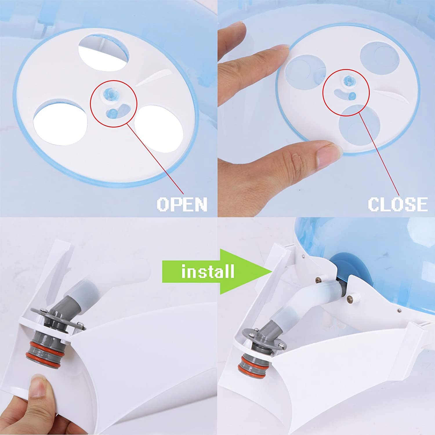 Ionic Nano Mist 2 in 1 Hair Face Steamer