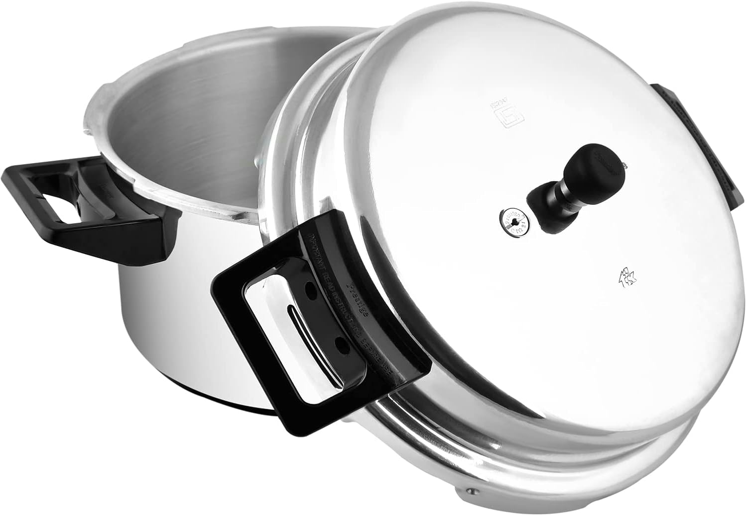 Prestige Popular Aluminum Pressure Cooker, 5 L, Silver