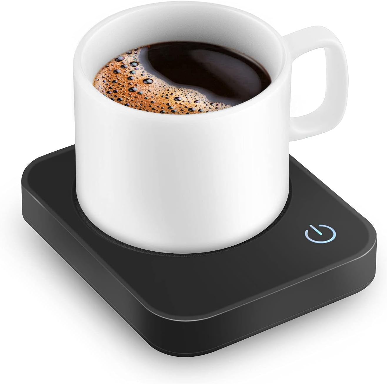 VOBAGA Coffee Mug Warmer for Desk with Auto Shut Off & 3-Temp Settings, Coffee Cup Warmer with Smart Safety Alert Home Office Accessory