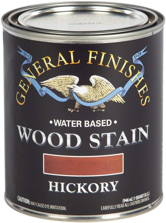 General Finishes Water Based Wood Stain, 1 Quart, Antique Oak