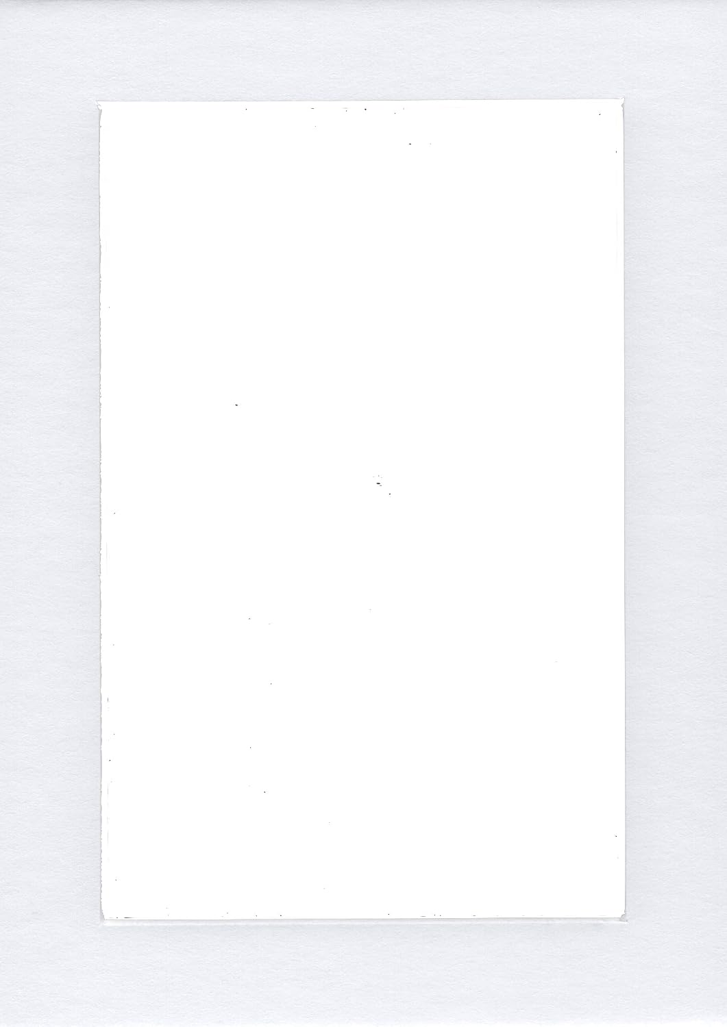 24x36 White Picture Mat with White Core, for 20x30 Pictures-Single Mat