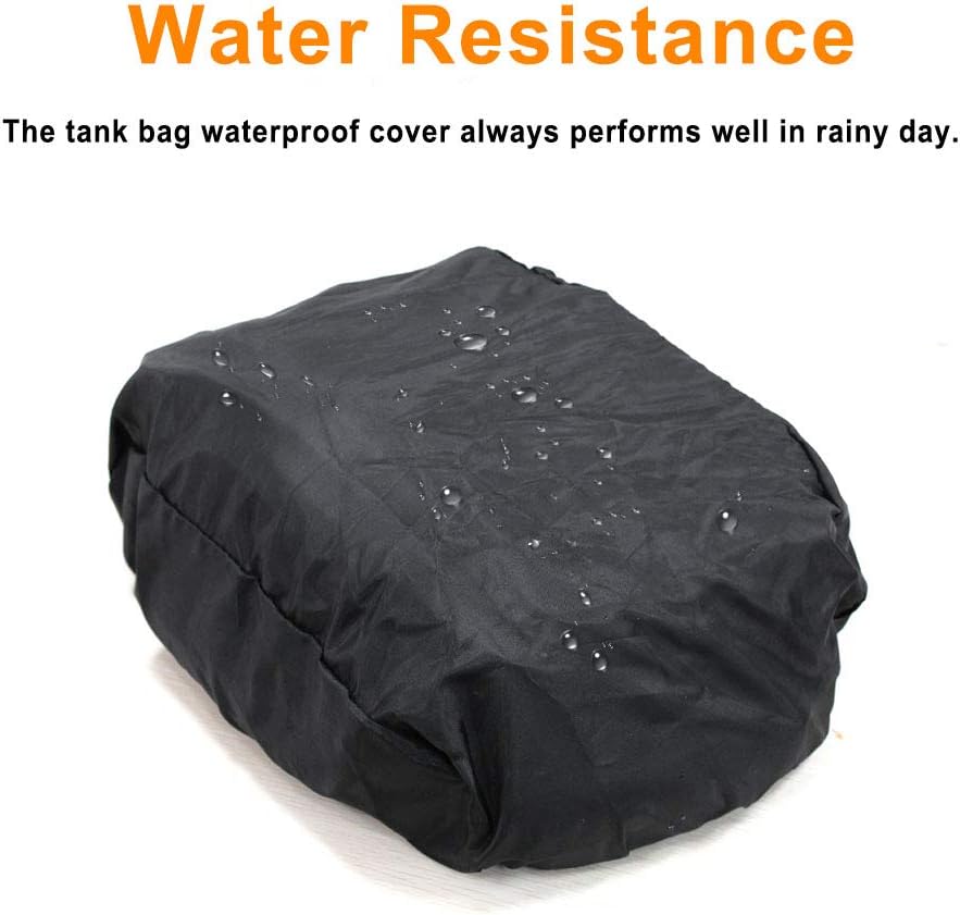 Dracarys Motorcycle Tank Bag - Oxford Saddle Black Motorbike Bag - Strong Magnetic Bag for Honda Yamaha Suzuki Kawasaki Harley