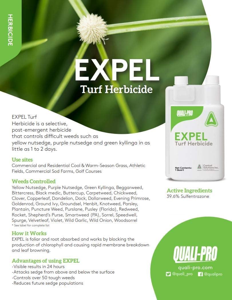 Quali-Pro EXPEL - Herbicide | Controls Tough to Kill Weeds | Compare to Dismiss (32 oz)