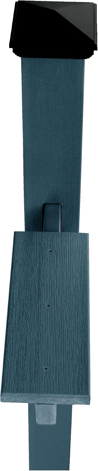 Highwood AD-MLBX1-CGE Hazelton Mailbox Post, Coastal Teak
