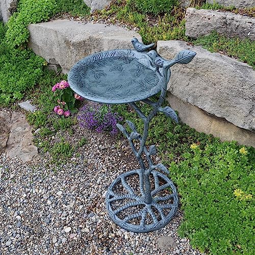 Oakland Living Meadow Bird Bath, Antique Bronze