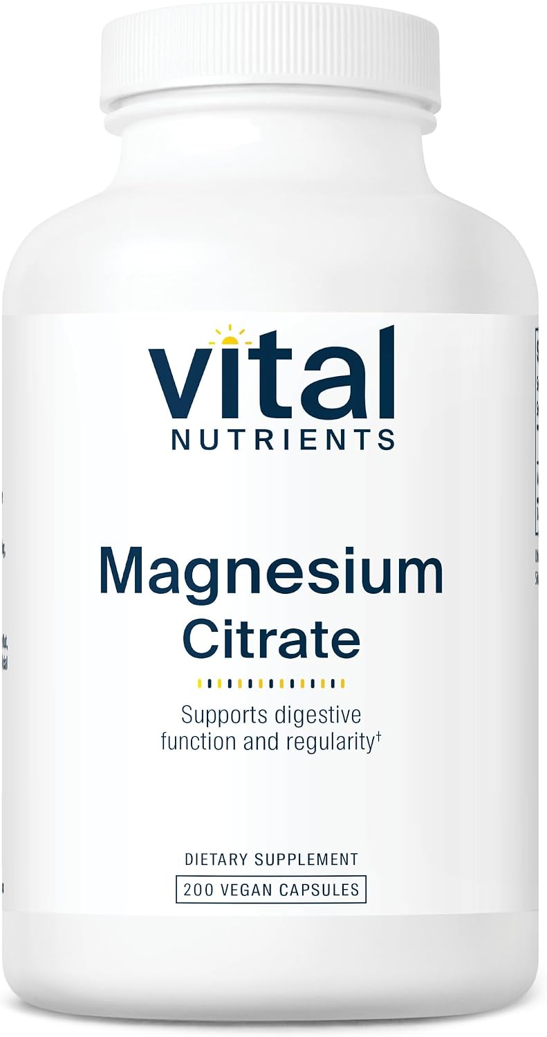 Vital Nutrients Magnesium Citrate 150mg - Promotes Relaxation - Supports Sleep, Bone, Heart, Muscle, Kidney, & Nerve Health* - Vegan Supplement - Gluten, Dairy, Soy Free - 100 Capsules