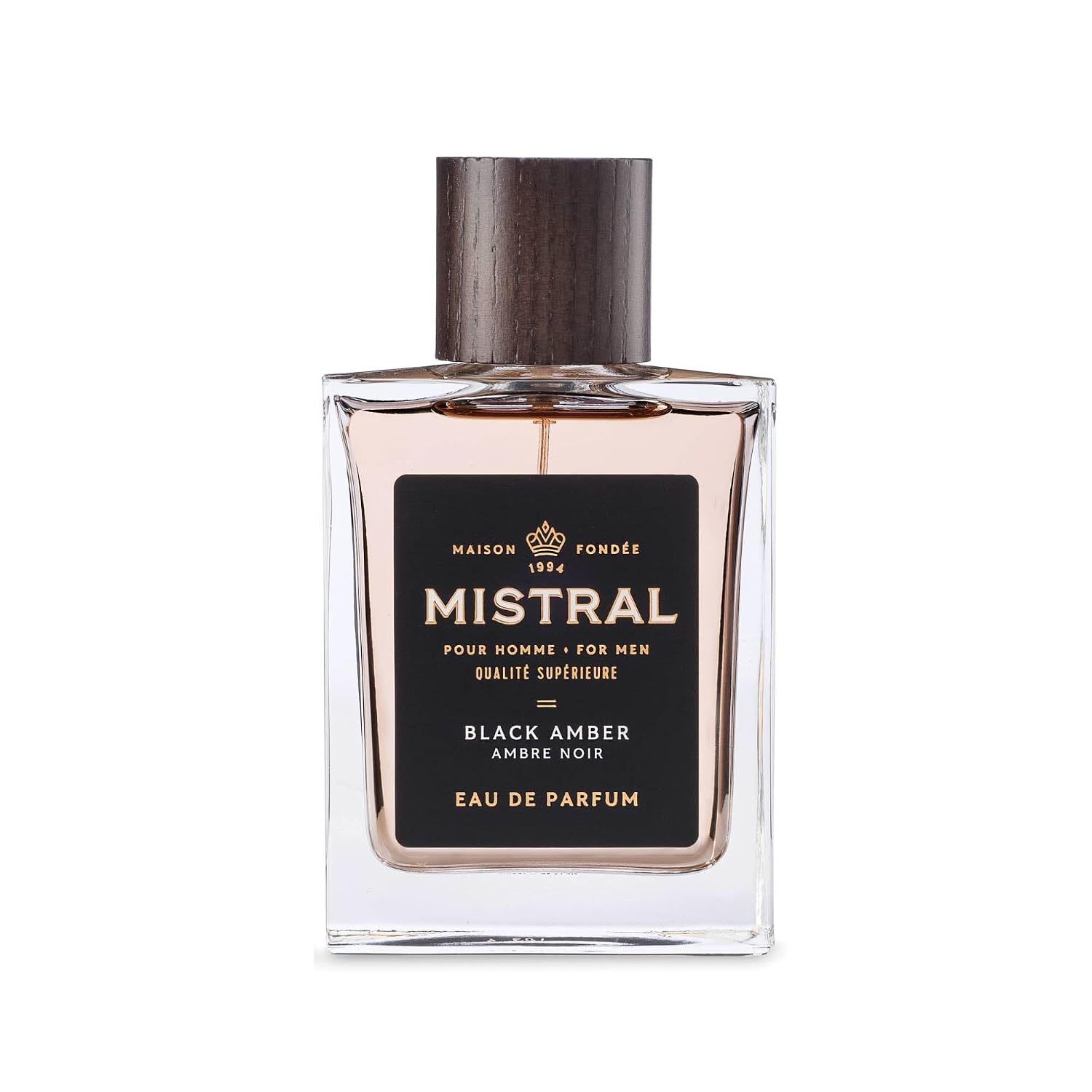 Mistral Bourbon Vanilla Eau de Parfum for Men, Men's Cologne, 3.4 Oz | Warm & Sweet Masculine Scent with Vanilla, Patchouli & Sandalwood, Cruelty-Free, Long-Lasting Perfume, Made in France