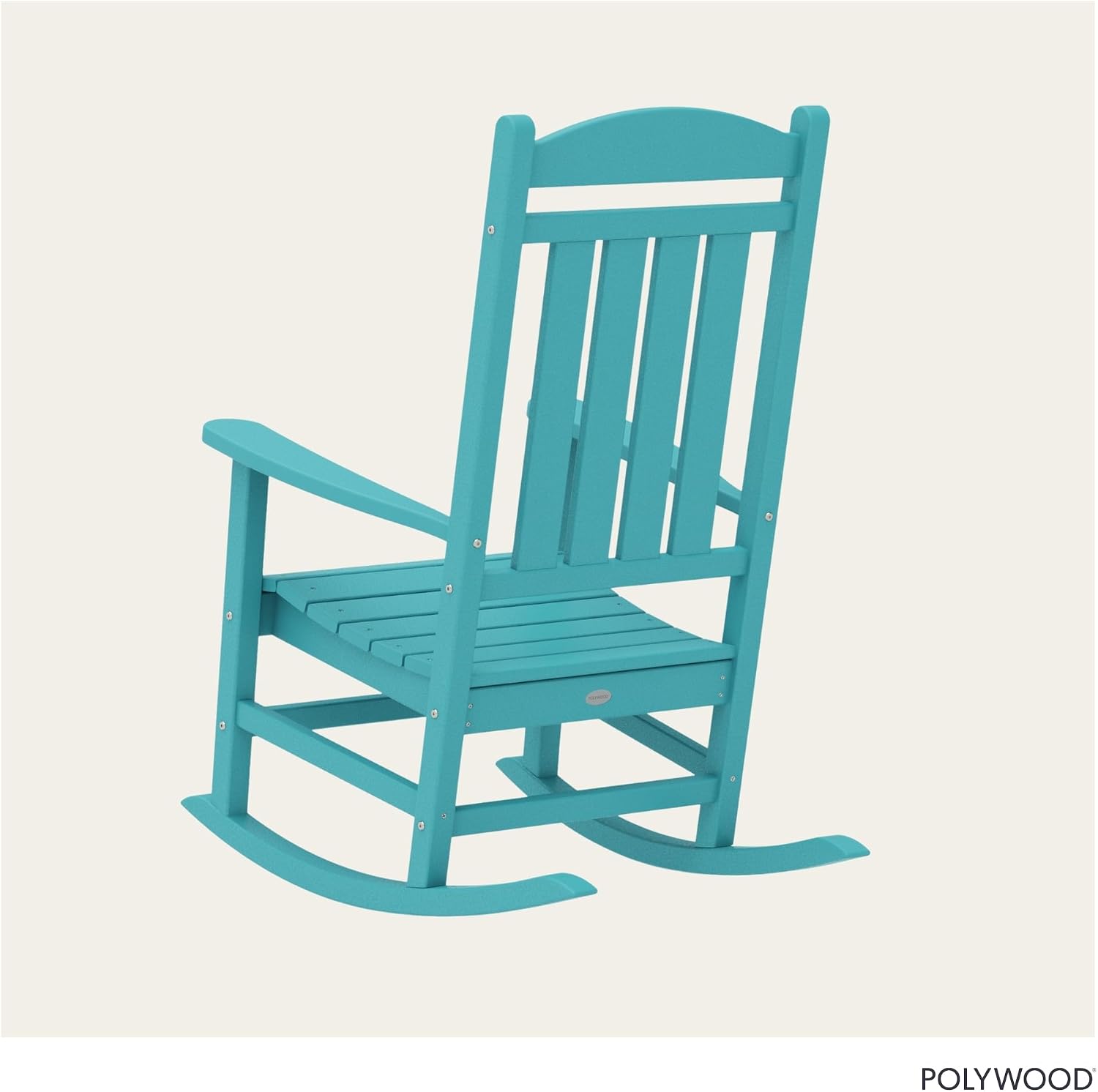 POLYWOOD Presidential Rocking Chair in White