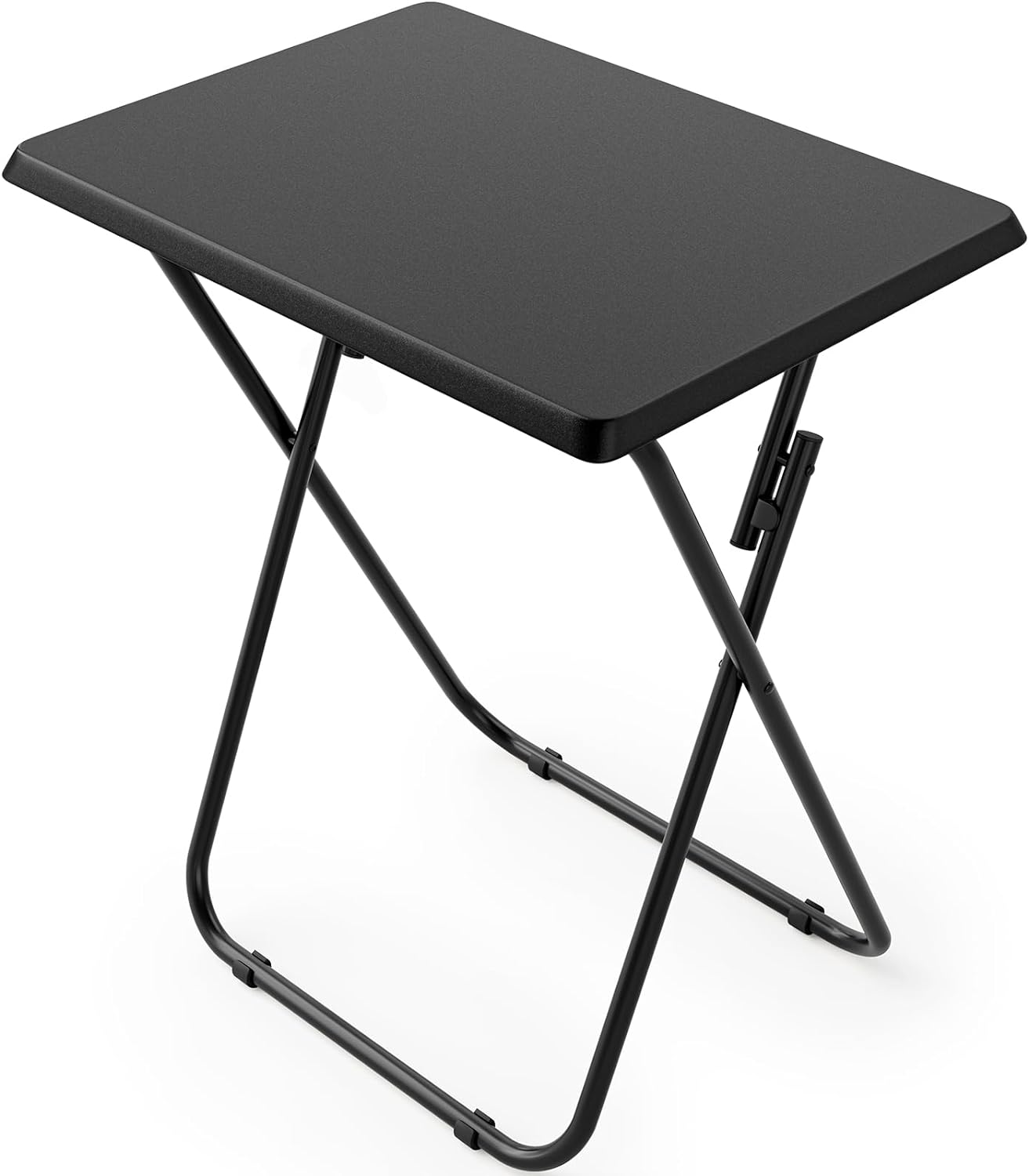 HUANUO Folding TV Tray with No Assembly Required, Black
