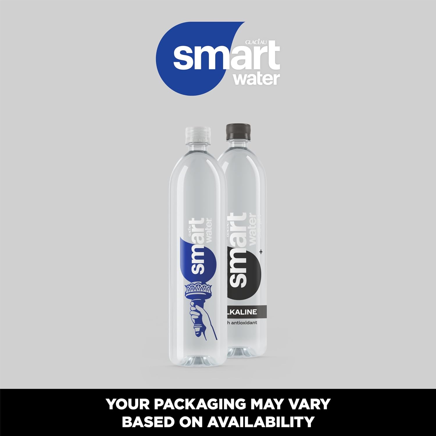 smartwater Vapor Distilled Water Bottles, 33.8 fl oz, 6 Pack